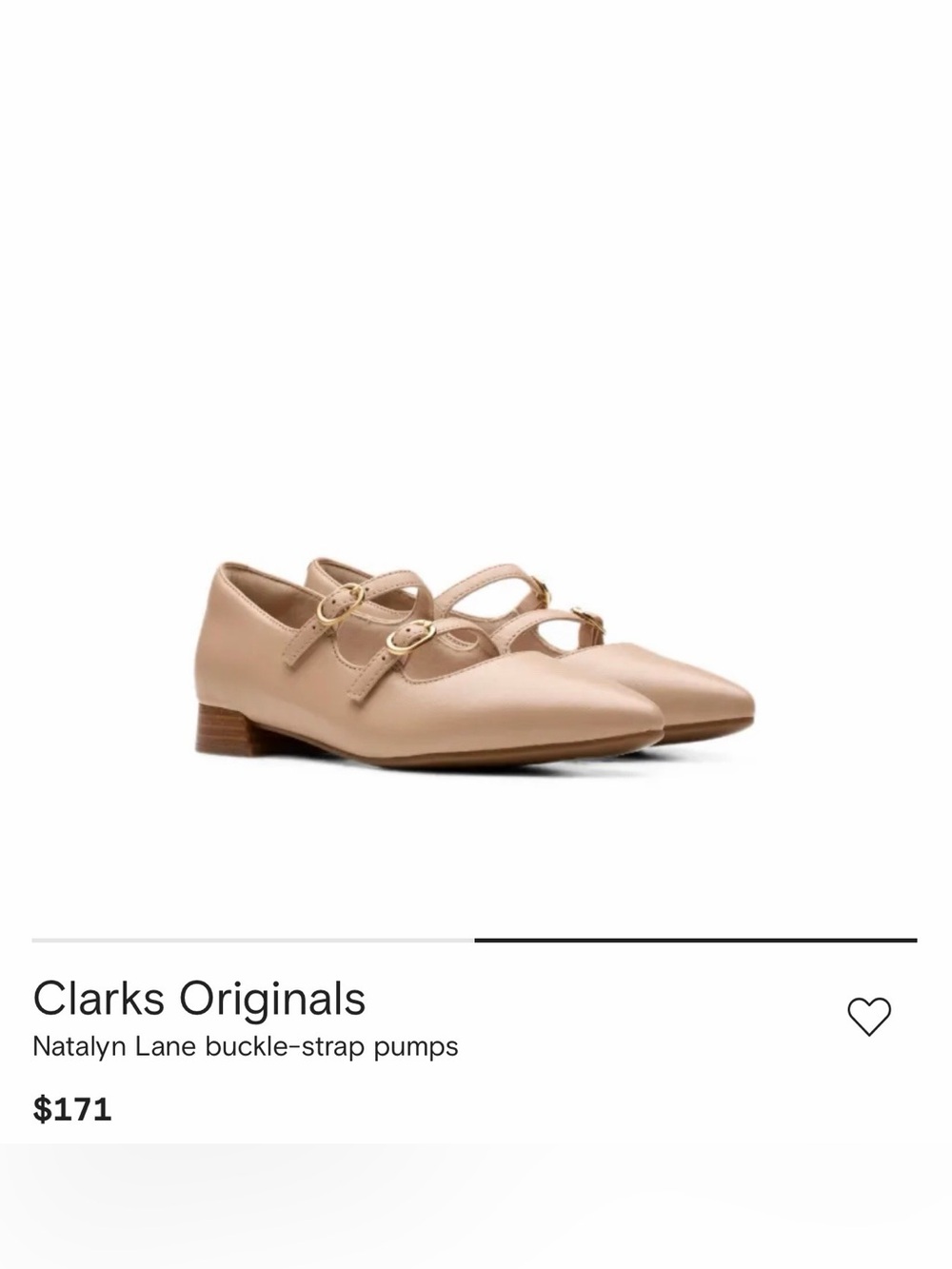 New Clarks Natalyn Lane 2 Strap Mary Jane Shoes size 9